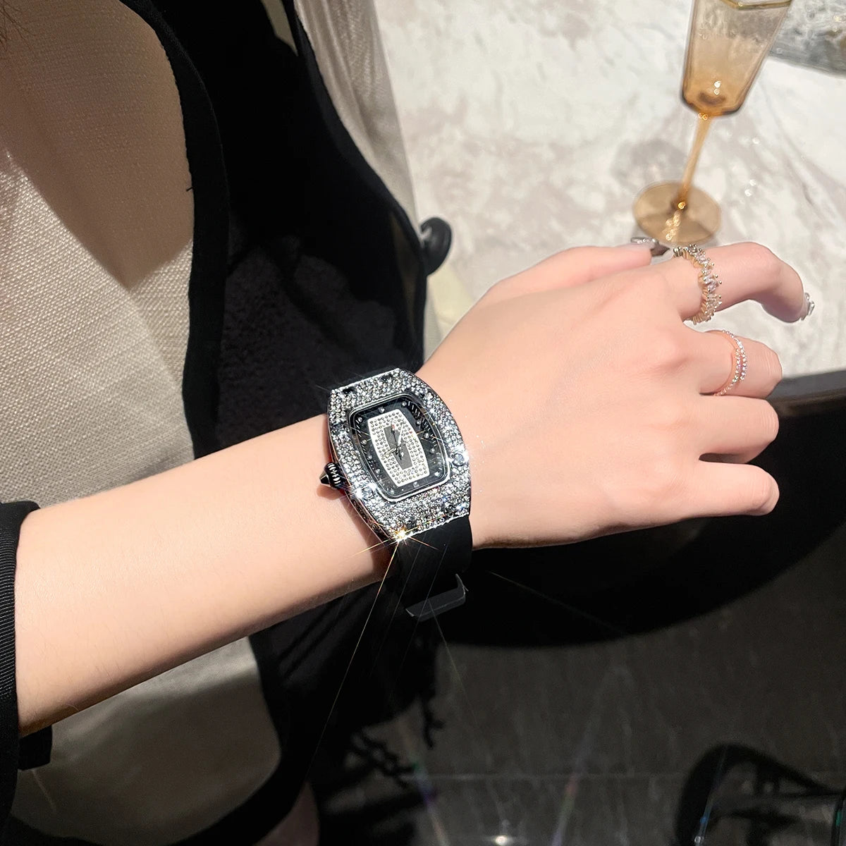 CILOA high quality quartz watches for women luxury brands ladies watch woman automatic movement mechanical Women's waterproof