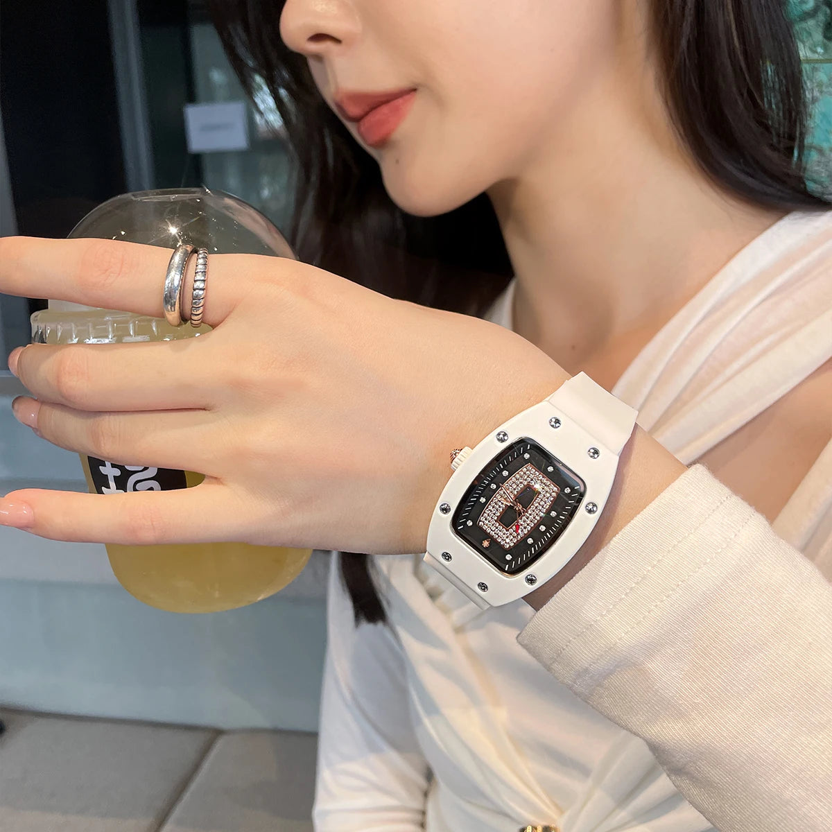 CILOA high quality quartz watches for women luxury brands ladies watch woman automatic movement mechanical Women's waterproof